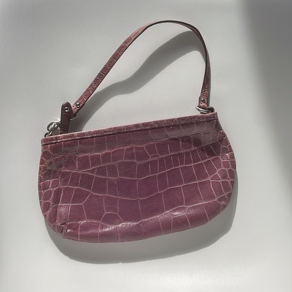 Purple Coach Wristlet/Mini Handbag - Picture 4 of 13